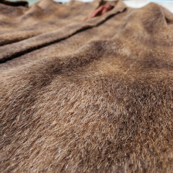 VTG Christian Dior Womens Size 8 USA Made Long Fur Coat Jacket Mink? W Pockets - Picture 4 of 16